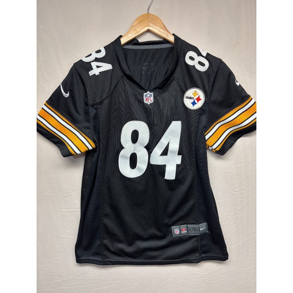 Pittsburgh Steelers Nike NFL Jersey Youth Black Short Sleeve Antonio Brown #84 L